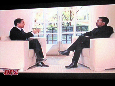 Entrevista con Zapatero